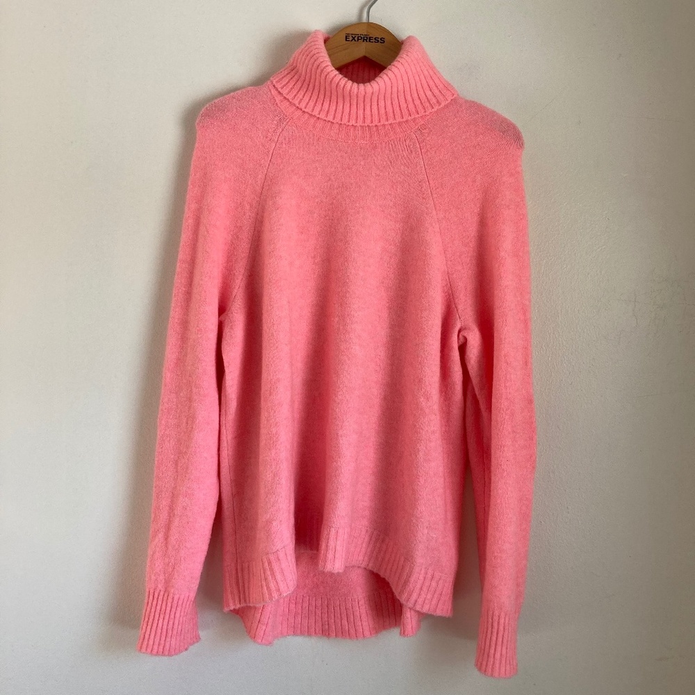 Jcrew wool alpaca nylon blend super soft turtleneck sweater